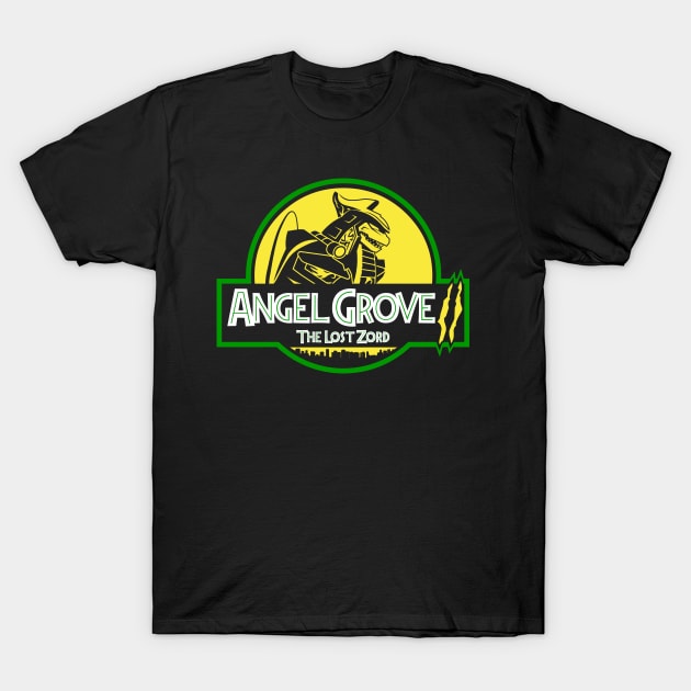 Angel Grove II: The Lost Zord T-Shirt by BiggStankDogg